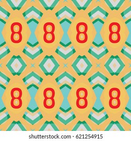 Pattern for textile, pattern fills, web page background, surface textures. Abstract geometric backdrop. Vector illustration. 