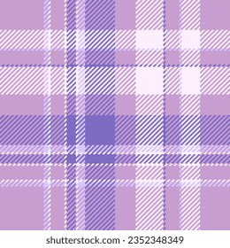 Pattern textile plaid of background fabric texture with a tartan vector check seamless in light and white colors.
