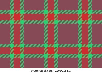 Muster-Textilputz. Tartan überprüft Hintergrund. Nahtlose Textur, Vektorgewebe in Rot- und Türkisfarben.