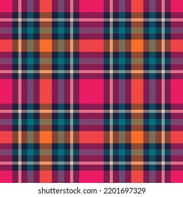 Patrón textil sin costura textil de textura vectorial de estrías tartan. decoración tradicional