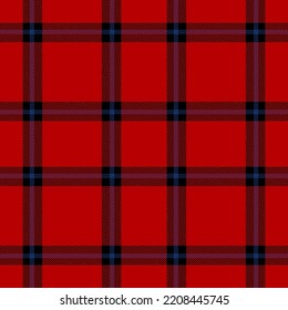 Pattern textile seamless tartan plaid vector texture. checkered design red