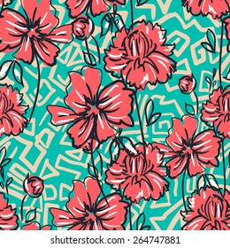 pattern textiles, fashion print. seamless. ornament vector. floral pattern. seamless