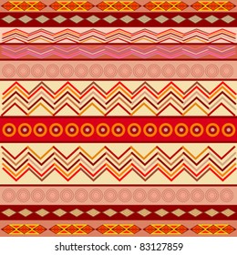Textura de patrón con adornos tradicionales africanos