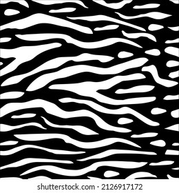 Pattern texture animal print Tiger in two colors fabric design