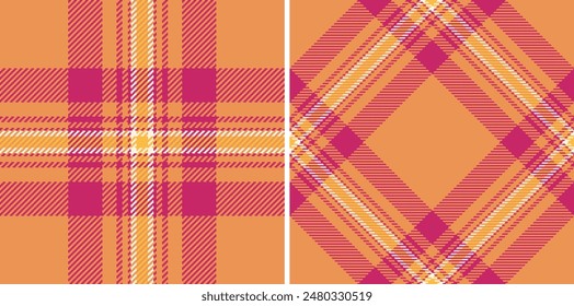 Mustertexturprüfung von Vektorgrafik-Textilgewebe mit einem karierten Hintergrund nahtloser Tartan. In goldenen Farben für einzigartige Geburtstagskartendesigns.