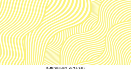 Pattern texture of Chinese noodles, Spaghetti, pasta or Ramen noodles. Vector illustration.