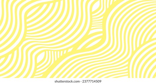 Pattern texture of Chinese noodles, Spaghetti, pasta or Ramen noodles. Vector illustration.
