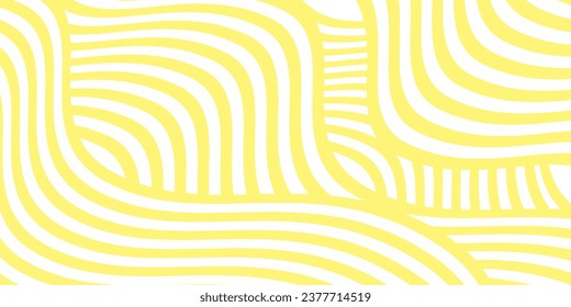 Pattern texture of Chinese noodles, Spaghetti, pasta or Ramen noodles. Vector illustration.