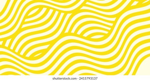 Pattern texture of Chinese noodles, Spaghetti, pasta or Ramen noodles. Vector illustration.