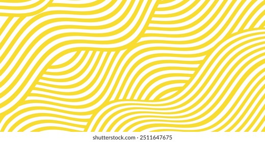 Pattern texture of Chinese noodles, Spaghetti, pasta or Ramen noodles. Vector illustration.