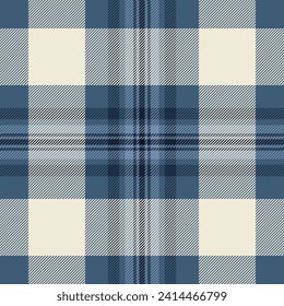Tártaro de textura de patrón del vector de fondo de control con una tela sin costura de tela en color cian y claro.