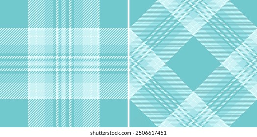 Pattern texture textile of background check vector with a tartan plaid seamless fabric. Set in popular colours. Trousers for women.