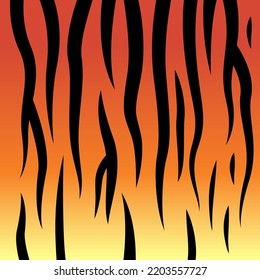 pattern texture tiger orange stripe repeated seamless black jungle safari