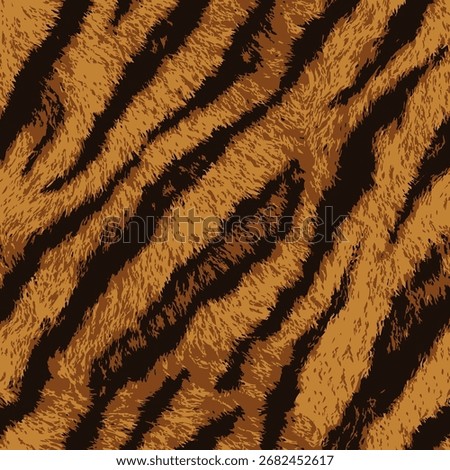 pattern texture tiger orange stripe repeated seamless  jungle safari. Wildlife fur skin design illustration for print, web, home decor, fashion, surface, graphic design