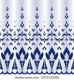 Pattern from Thailand, digital art vector beautiful patterns, simple and elegant,
style, unique, can be creative in many ways. such as pillowcases, curtains, tablecloths