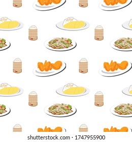 A pattern of Thailand food