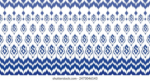 Pattern from Thailand, thoughtfully-researched
and culturally accurate, yet modern and contemporary in style. Ikat idea infinity sign