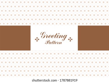 It is a pattern that blends lines with traditional British patterns and makes you feel luxurious. It is good to use in various graphics such as greeting cards,birthday cards and poster.