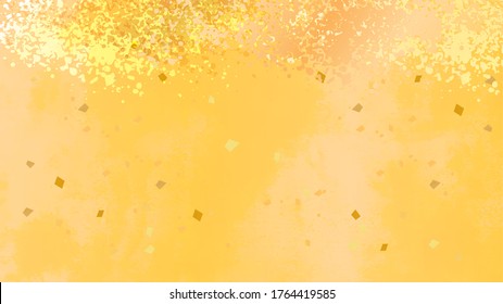 It is a pattern that gold leaf dances
