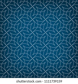 Pattern with thin curl lines and scrolls. Monochrome geometric simless abstract line pattern. Decorative lattice.
