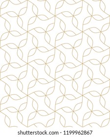 Pattern with thin curl lines and scrolls. Monochrome geometric simless abstract line pattern. Decorative lattice.
