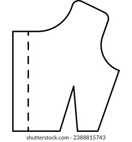 Pattern, thin line web icon. Outline icon. Simple vector illustration.