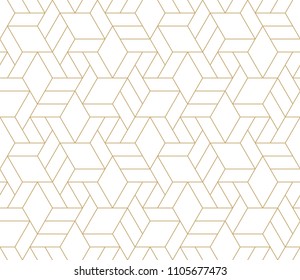 Pattern with thin lines, poligons and geometric shapes. Seamless linear swatch. Stylish fractal texture. Abstract arabic background.