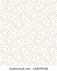 Pattern with thin straight lines and geometric shapes on white background. Abstract linear stylish texture. Monochrome modern background. Linear graphic illustration.