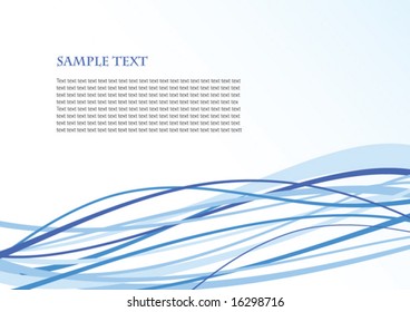 Pattern with thin twisting lines