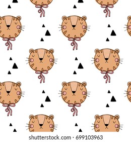 Pattern with tiger