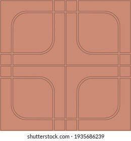 The pattern of tile can use for texture or background. Can be put together seamlessly.