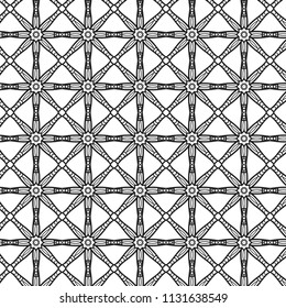 Pattern tile with mandala art. Oriental vector background. Ethnic textile. Perfect for printing on fabric or paper. 