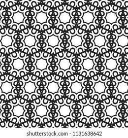 Pattern tile with mandala art. Oriental vector background. Ethnic textile. Perfect for printing on fabric or paper. 