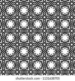 Pattern tile with mandala art. Oriental vector background. Ethnic textile. Perfect for printing on fabric or paper. 