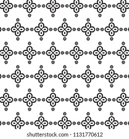 Pattern tile with mandala art. Oriental vector background. Ethnic textile. Perfect for printing on fabric or paper. 