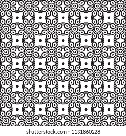 Pattern tile with mandala art. Oriental vector background. Ethnic textile. Perfect for printing on fabric or paper. 