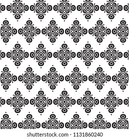 Pattern tile with mandala art. Oriental vector background. Ethnic textile. Perfect for printing on fabric or paper. 