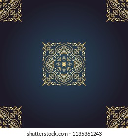 Pattern tile with mandalas. Vintage decorative elements. Hand drawn background. Islam, Arabic, Indian, ottoman motifs. Perfect for invitation card or wallpaper. Good for printing on paper.