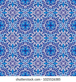 pattern for tiles and fabric. Abstract geometric vintage seamless pattern ornamental.
