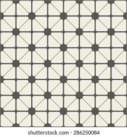 Pattern tiles rounded triangle, diamond, square, seamless vector background.