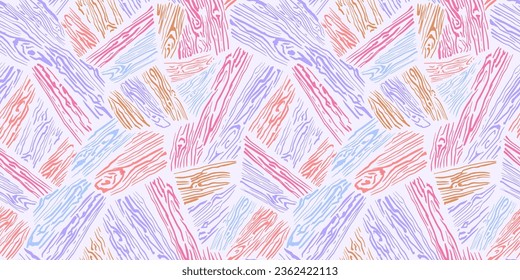 Pattern tree background. Abstract, stylized, modern, colorful, simple background with vector hand drawn  texture tree. Collage contemporary print. Template for design, cover,  interior decor