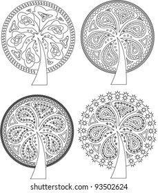 Pattern tree outline set