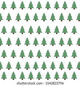 pattern tree vectors christmas plants 
