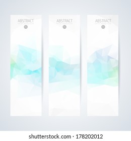 Pattern Triangle Clean Water Logo Vector Connect Color Green Footer Vertical Banner Vector Series Where You Can Choose What Fits Best Your Project Pattern Triangle Clean Water Logo Vector Connect Colo