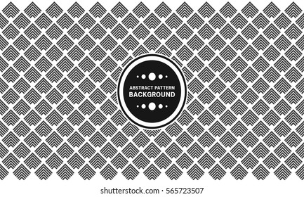 Pattern triangle line traditional vintage style graphic design