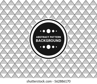 Pattern Triangle shape shading with horizontal line vector illustration