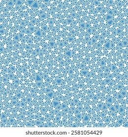 Pattern of triangle shapes. Rounded solid shapes in frames. Small triangles size. Solid Color style. Repeatable pattern. Amazing vector tiles. Seamless vector illustration.