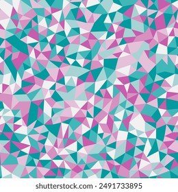 Pattern of triangle shapes. Tiny triangles size. Repeatable pattern. Amazing vector tiles. Cool Toned Harmonies. Seamless vector illustration.