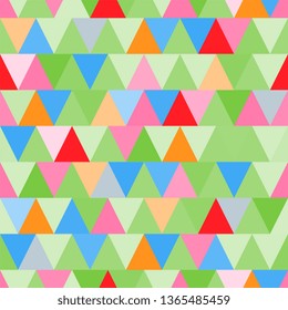 Pattern of triangles. Triangles. Seamless texture. Seamless background. Abstract texture. Vector graphics