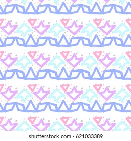 a pattern of triangular shapes